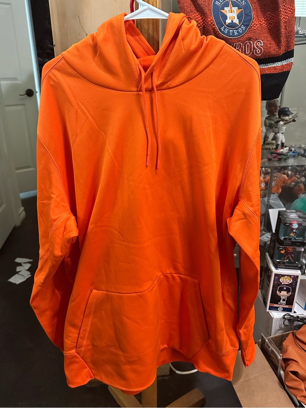NWOT Nike Men's Orange Pullover Hoodie